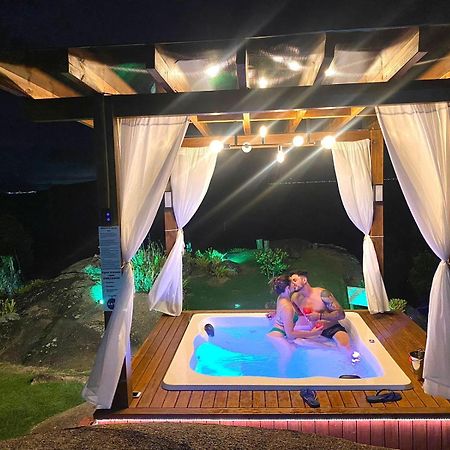 Casa Mirante Do Sol-Vista Exuberante Com Spa Governador Celso Ramos Kültér fotó