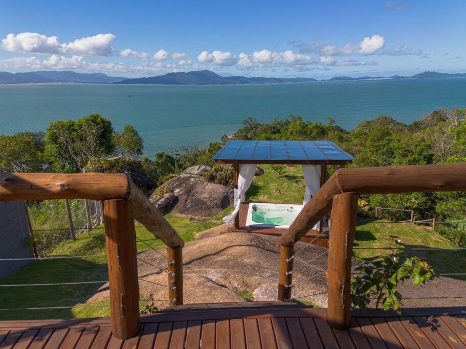 Casa Mirante Do Sol-Vista Exuberante Com Spa Governador Celso Ramos Kültér fotó
