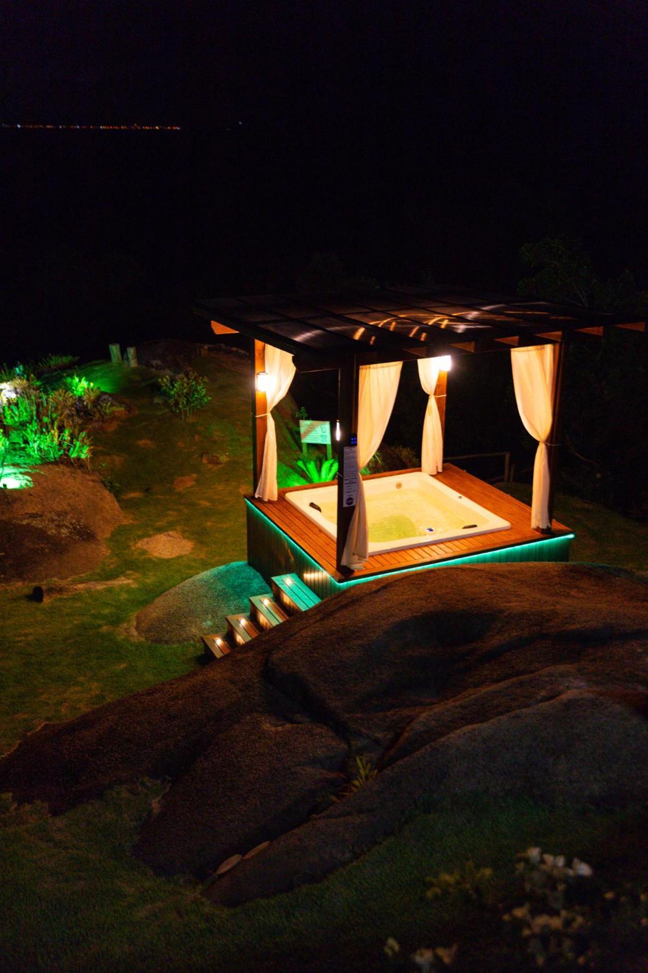 Casa Mirante Do Sol-Vista Exuberante Com Spa Governador Celso Ramos Kültér fotó